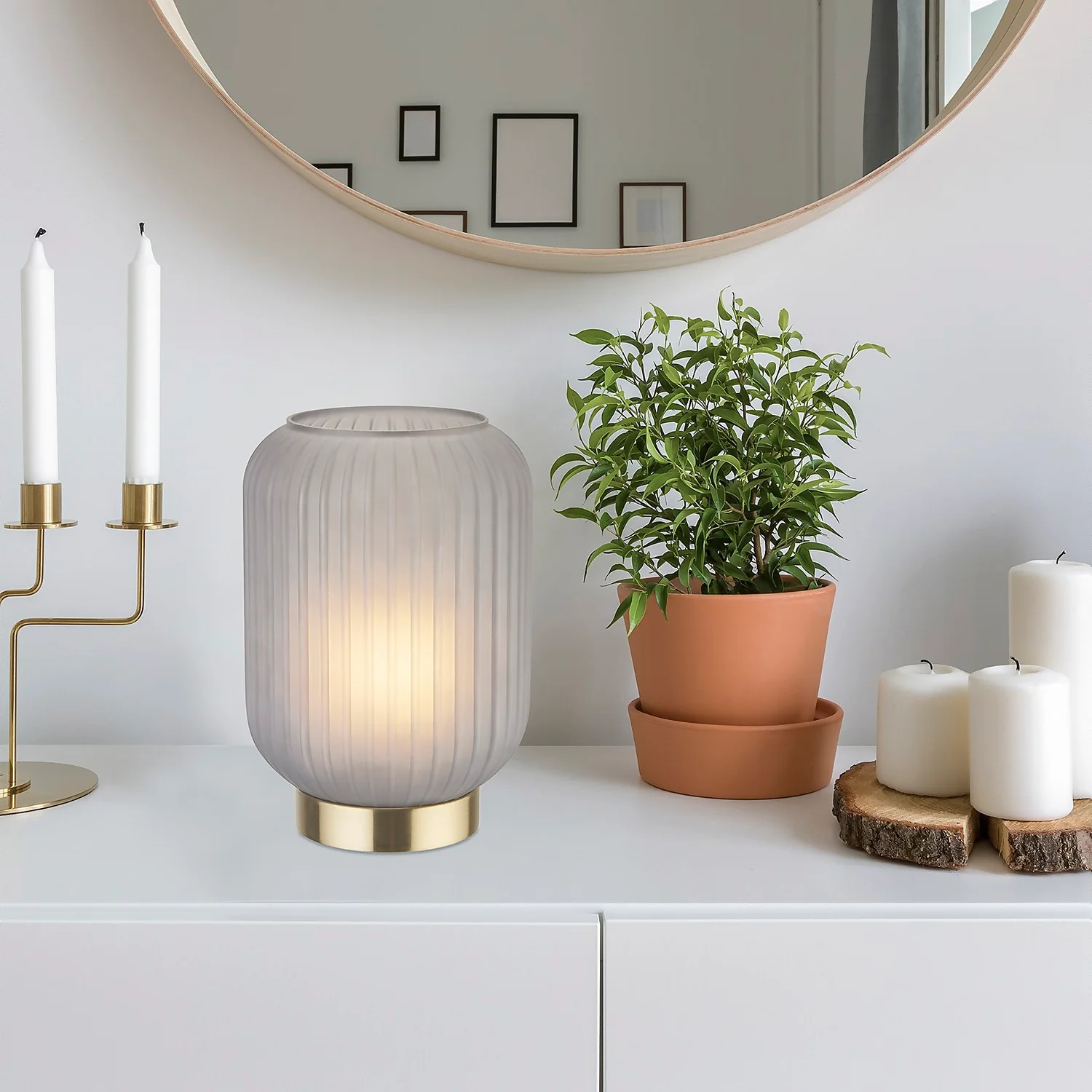 Pearl Frosted Table Lamp - Navy Pearl Frosted Table Lamp - Navy -Homebase Sales Store 13445407 2075042048294196