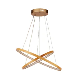 Malibu LED Double Ring Ceiling Pendant Light - Bamboo -Homebase Sales Store 13445411 1545042050498641