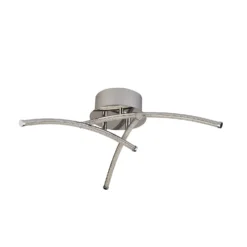 Atlanta 3 Light LED Flush Ceiling Light - Chrome -Homebase Sales Store 13445412 2504976242109739