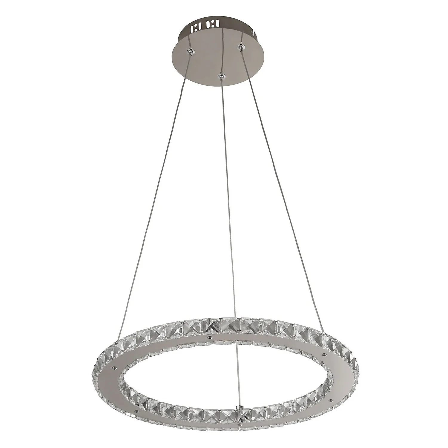 Atlanta LED Single Tier Ceiling Pendant Light - Chrome Atlanta LED Single Tier Ceiling Pendant Light - Chrome -Homebase Sales Store 13445413 1474976242089636