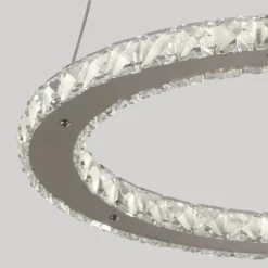 Atlanta LED Single Tier Ceiling Pendant Light - Chrome 5 Atlanta LED Single Tier Ceiling Pendant Light - Chrome -Homebase Sales Store 13445413 1524976242138098