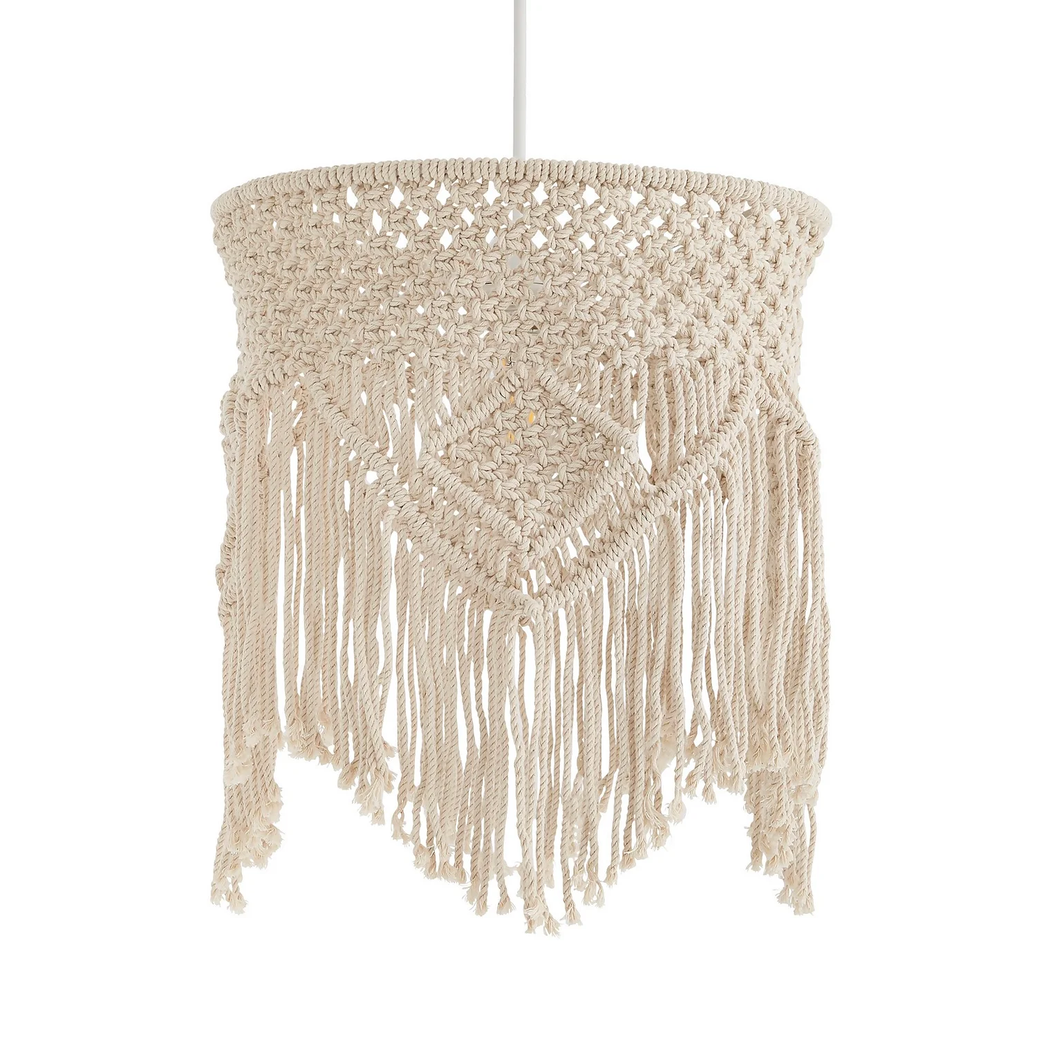 Macrame 35cm Easy Fit Light Shade Macrame 35cm Easy Fit Light Shade -Homebase Sales Store 13453781 1254915323635193