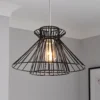 Dalston Wire Easy Fit Light Shade - Black -Homebase Sales Store 13453792 1334915323256188