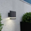 Truro Solar Wall Light - Anthracite Edition -Homebase Sales Store 13489410 1194978616109729