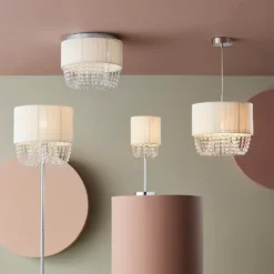 Bellano Floor Lamp - White -Homebase Sales Store 13525818 4505009394102489