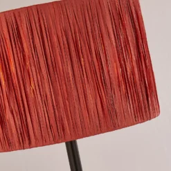 Raffia Table Lamp - Pink & Black 5 Raffia Table Lamp - Pink & Black -Homebase Sales Store 13525822 1364956834971019