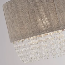 Bellano Easy Fit Lamp Shade - Grey -Homebase Sales Store 13525825 4884976242179417