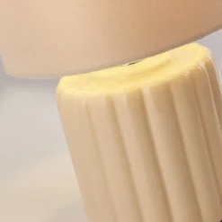 Phoebe Ceramic Table Lamp - Cream -Homebase Sales Store 13525837 1244962282410850