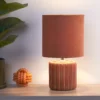 Phoebe Ceramic Table Lamp - Rust -Homebase Sales Store 13525839 7645020301272944