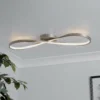 Austin LED Flush Ceiling Light - Satin Nickel -Homebase Sales Store 13528462 2374976242461993