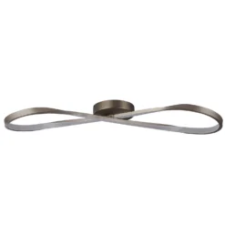 Austin LED Flush Ceiling Light - Satin Nickel 4 Austin LED Flush Ceiling Light - Satin Nickel -Homebase Sales Store 13528462 4634976242624137