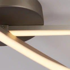 Austin LED Flush Ceiling Light - Satin Nickel 5 Austin LED Flush Ceiling Light - Satin Nickel -Homebase Sales Store 13528462 9994976242665492