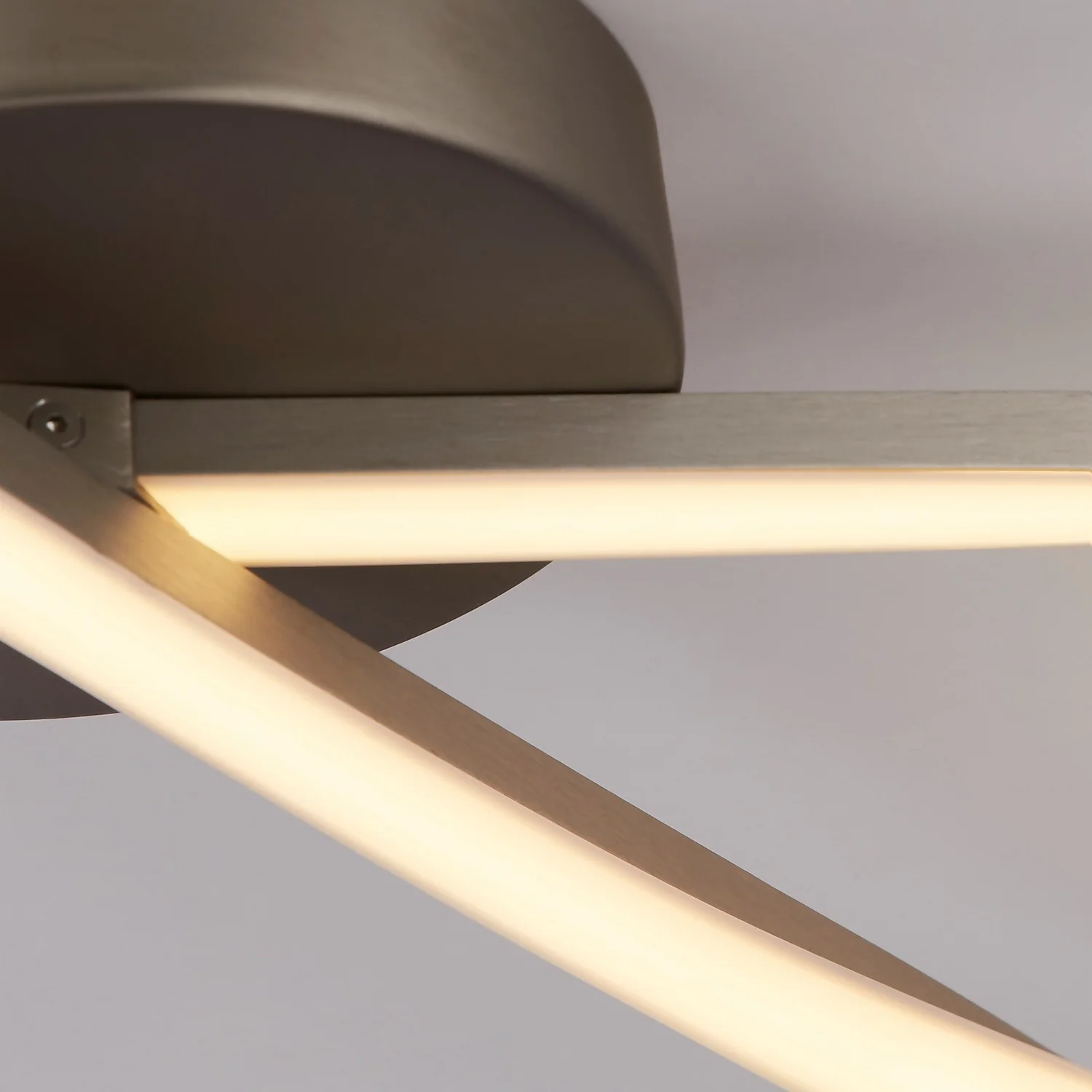 Austin LED Flush Ceiling Light - Satin Nickel Austin LED Flush Ceiling Light - Satin Nickel -Homebase Sales Store 13528462 9994976242665492