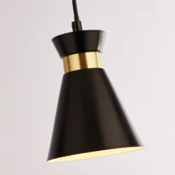 Balham 3 Light Diner Bar Light - Black & Brass -Homebase Sales Store 13528465 2695042092159797