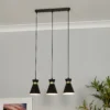 Balham 3 Light Diner Bar Light - Black & Brass -Homebase Sales Store 13528465 4835042091084672