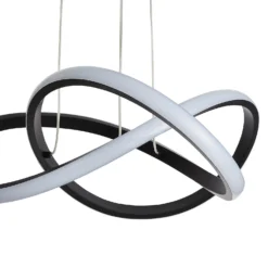 Boston LED Infinity Ceiling Pendant Light - Black -Homebase Sales Store 13529584 1314945395872679
