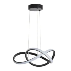 Boston LED Infinity Ceiling Pendant Light - Black -Homebase Sales Store 13529584 2134945395802422