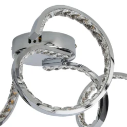 Napier LED 3 Arm Flush Ceiling Light - Chrome -Homebase Sales Store 13529587 1734945396409292