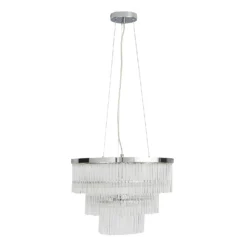 Highgate 3 Tier Pendant Light - Chrome 4 Highgate 3 Tier Pendant Light - Chrome -Homebase Sales Store 13529594 7714945396511436