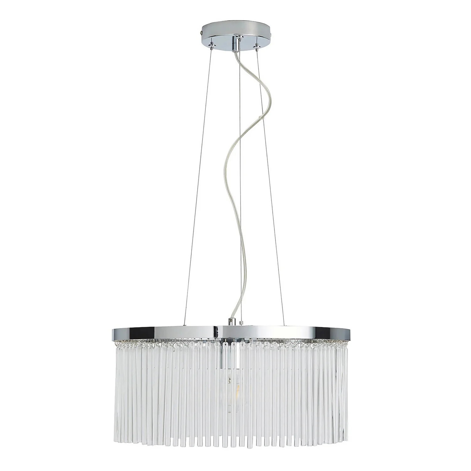 Highgate Single Tier Pendant Light - Chrome Highgate Single Tier Pendant Light - Chrome -Homebase Sales Store 13529598 1274945396148502