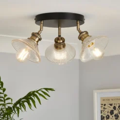 Edale 3 Light Flush Spotlight Plate