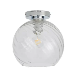 Amy Glass Flush Ceiling Light -Homebase Sales Store 13529618 3944945395855465