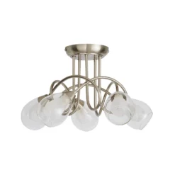 Altrincham 5 Light Semi Flush Ceiling Light -Homebase Sales Store 13529631 2074945396309470