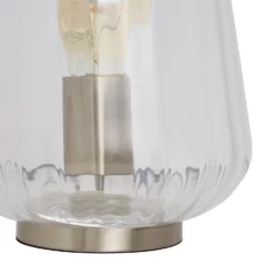 Adore Glass Table Lamp - Clear -Homebase Sales Store 13529637 1674945396896315