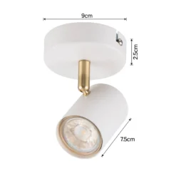 Thorpe Single Spotlight - White 6 Thorpe Single Spotlight - White -Homebase Sales Store 13625532 8894928056357098