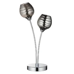 Marple Table Lamp - Chrome & Smoke -Homebase Sales Store 13645373 7704956789274884