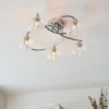 Tatton 5 Light Semi Flush Ceiling Light - Chrome -Homebase Sales Store 13645374 1674942855211607