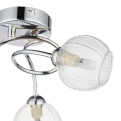 Tatton 3 Light Semi Flush Ceiling Light - Chrome -Homebase Sales Store 13645375 1144942855495761