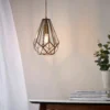Polly Pendant Light - Antique Brass 1 Polly Pendant Light - Antique Brass -Homebase Sales Store 13645378 1654942855178565