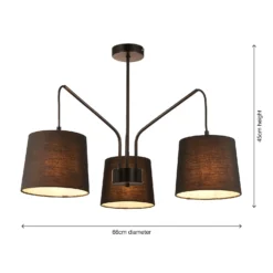 Wilson Pendant Light - Black -Homebase Sales Store 13645380 9104942861137354