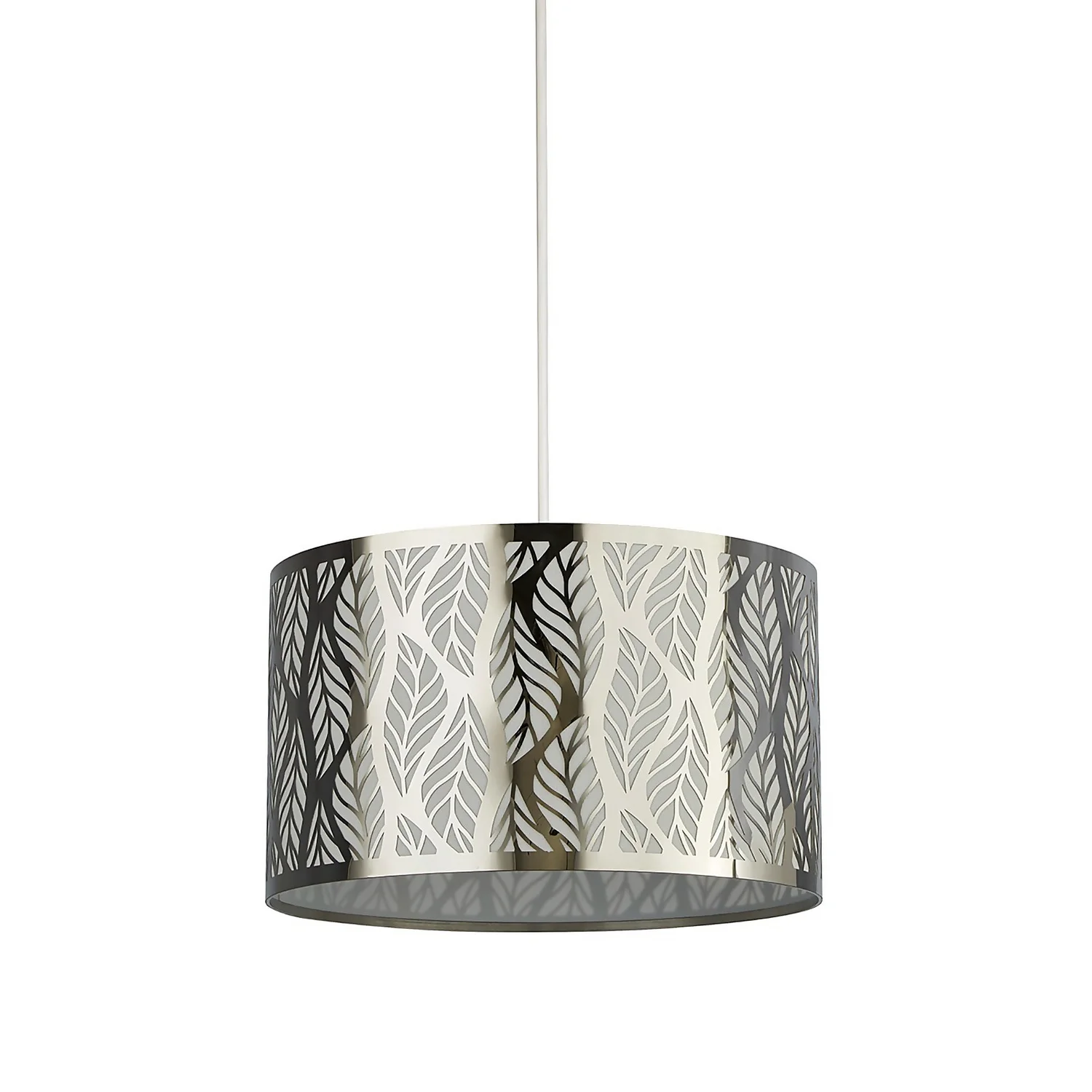 Serena Easy Fit Lamp Shade - Chrome Serena Easy Fit Lamp Shade - Chrome -Homebase Sales Store 13661908 1264962282658704