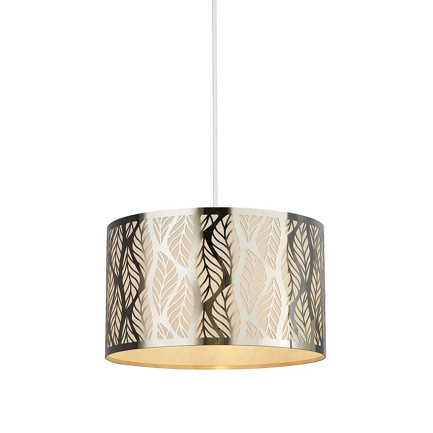 Serena Easy Fit Lamp Shade - Chrome Serena Easy Fit Lamp Shade - Chrome -Homebase Sales Store 13661908 9244962282593958