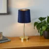 Paris Velvet Table Lamp - Navy -Homebase Sales Store 13751360 5734969498968858