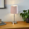 Paris Velvet Table Lamp - Blush -Homebase Sales Store 13751362 1124969499012385