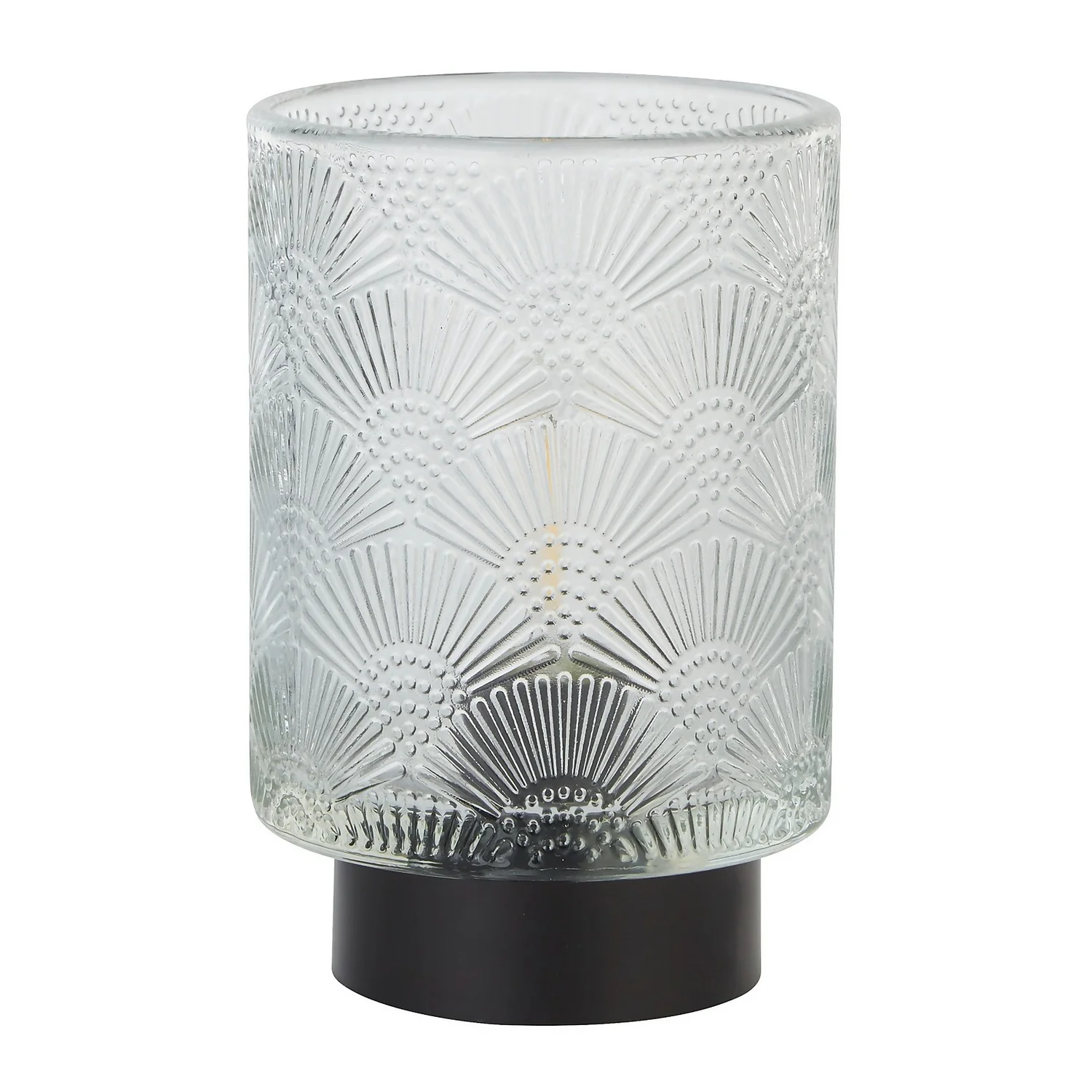 Olivia Battery Powered Table Lamp - Clear Olivia Battery Powered Table Lamp - Clear -Homebase Sales Store 13764007 1564980120120915