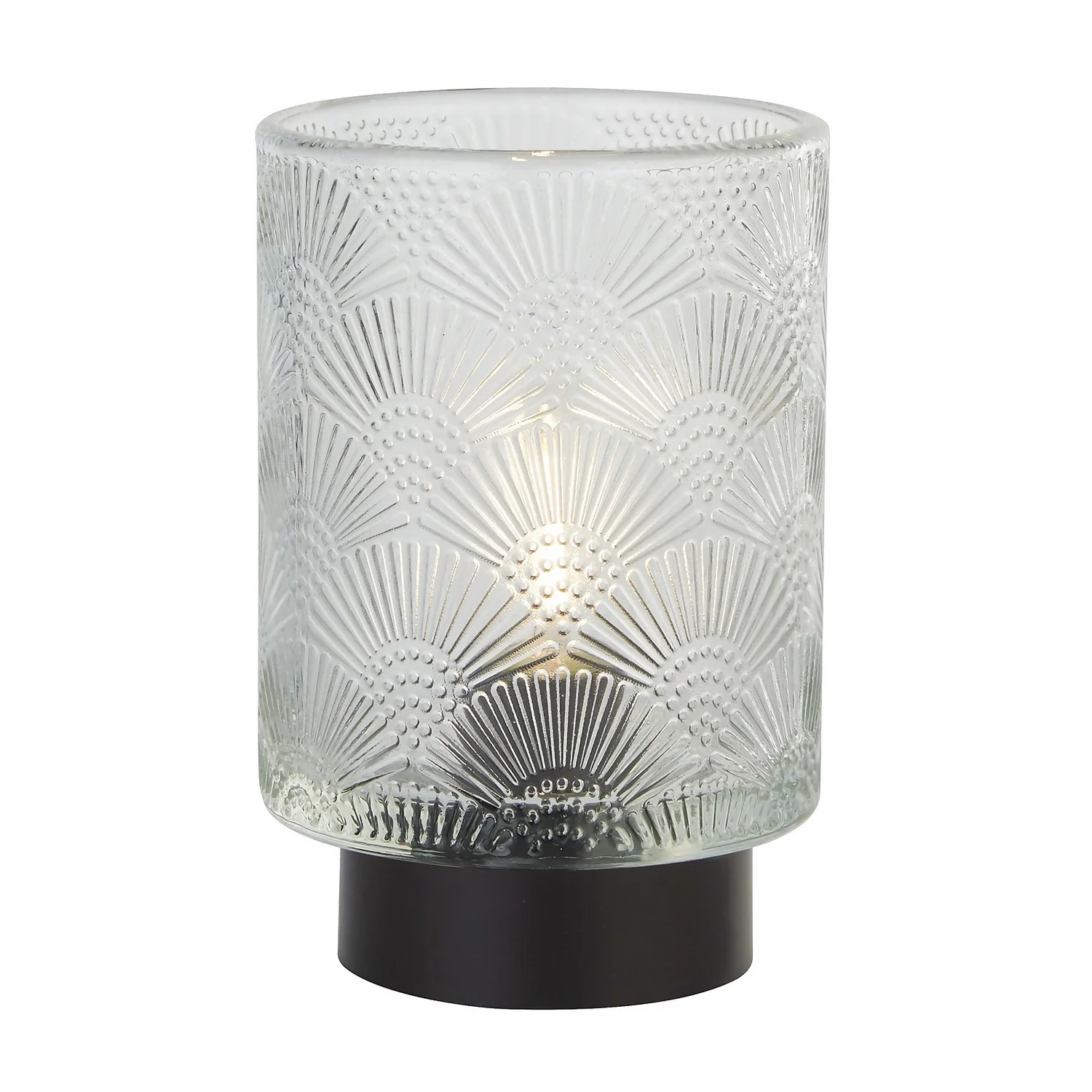 Olivia Battery Powered Table Lamp - Clear Olivia Battery Powered Table Lamp - Clear -Homebase Sales Store 13764007 8524980120065040