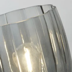 Olivia Battery Powered Table Lamp - Smoke -Homebase Sales Store 13764008 1604980120095703