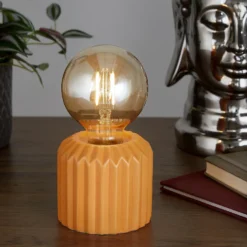 Elle Battery Powered Table Lamp - Orange