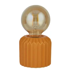Elle Battery Powered Table Lamp - Orange -Homebase Sales Store 13764011 1894980119838684