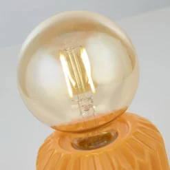 Elle Battery Powered Table Lamp - Orange -Homebase Sales Store 13764011 9894980119900844