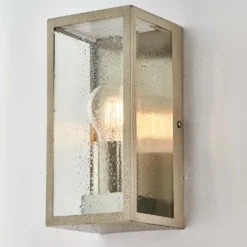 Oxford Outdoor Wall Light - Stainless Steel -Homebase Sales Store 13794240 4034957104741000