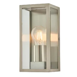 Oxford Outdoor Wall Light - Stainless Steel -Homebase Sales Store 13794240 7734957104659319