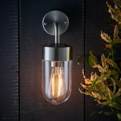 North Outdoor Wall Light - Stainless Steel 4 North Outdoor Wall Light - Stainless Steel -Homebase Sales Store 13794241 9444957104596661