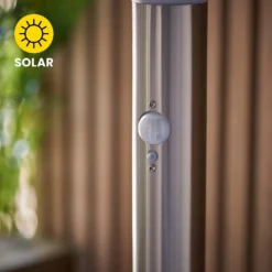 Halton 50cm Photocell & PIR Solar Outdoor Floor Light - Stainless Steel 6 Halton 50cm Photocell & PIR Solar Outdoor Floor Light - Stainless Steel -Homebase Sales Store 13794246 5394957104363750