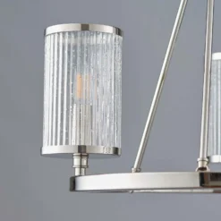 Easton Semi Flush Light - 3lt Nickel -Homebase Sales Store 13794251 5414957105576905