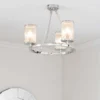 Easton Semi Flush Light - 3lt Nickel -Homebase Sales Store 13794251 5784957105199526